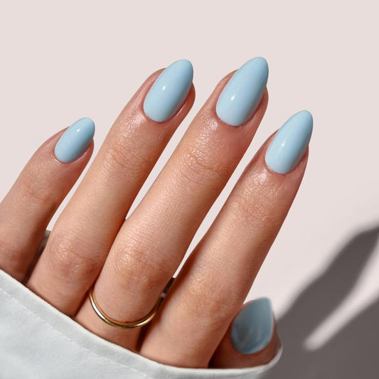 Sky Dash Almond Nails - Soft Gel Press On