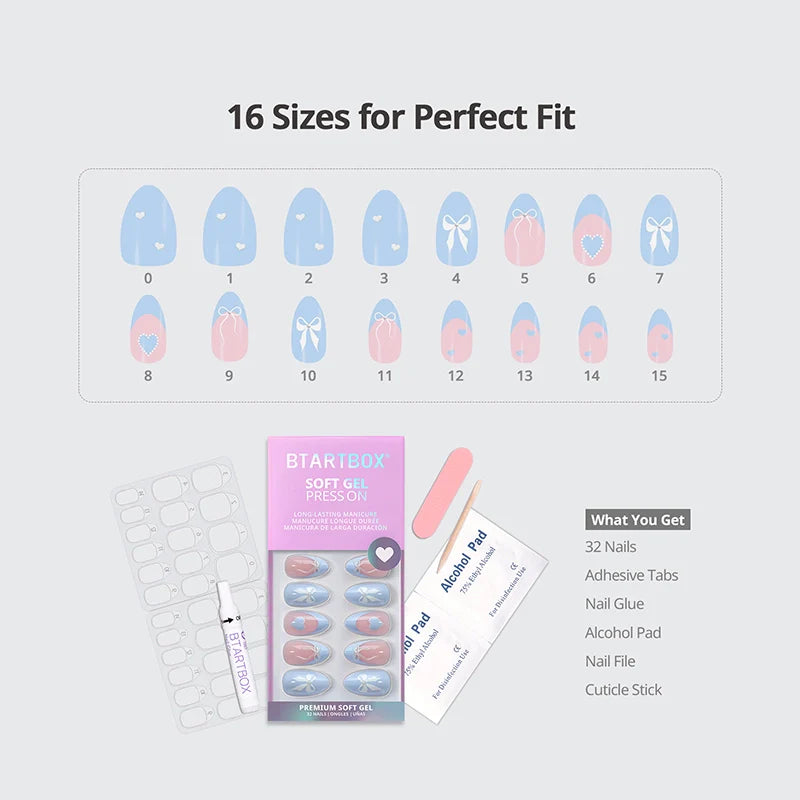 Sweet Hour Almond Nails - Soft Gel Press On