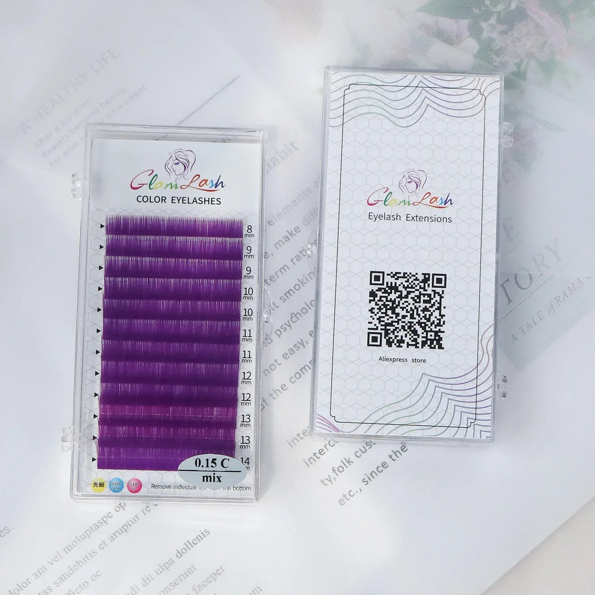 GLAMLASH Coloured Lashes VXN Beauty
