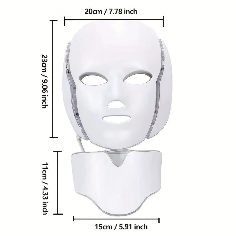 LED Facial & Neck Mask (7 Colors) VXN Beauty