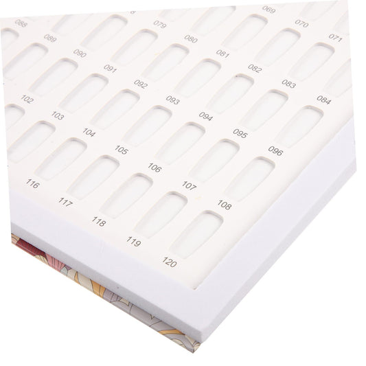 Nail Color Book Nail Color Sample Plate Manicure Color Display Acrylic Nail Color Chart Nail Salon Color VXN Beauty