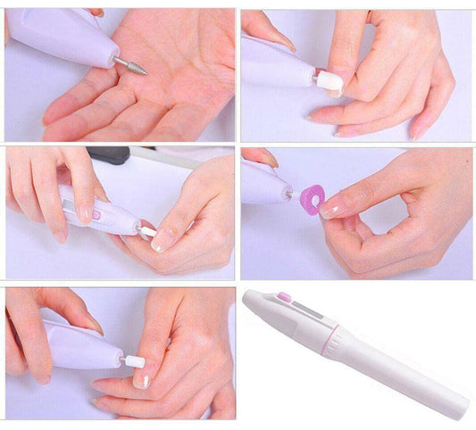 Electric Nail Files, Gifts for Women Mum, Nail Drill Set for Acrylic Gel Nails, Portable Manicure Pedicure Kit with Nail Drill Bits VXN Beauty
