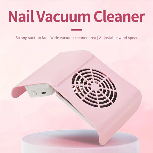 Nail Dust Collector: USB-Powered, Strong Suction, One-Touch Operation, Say Goodbye to Dust Troubles.GREEN VXN Beauty