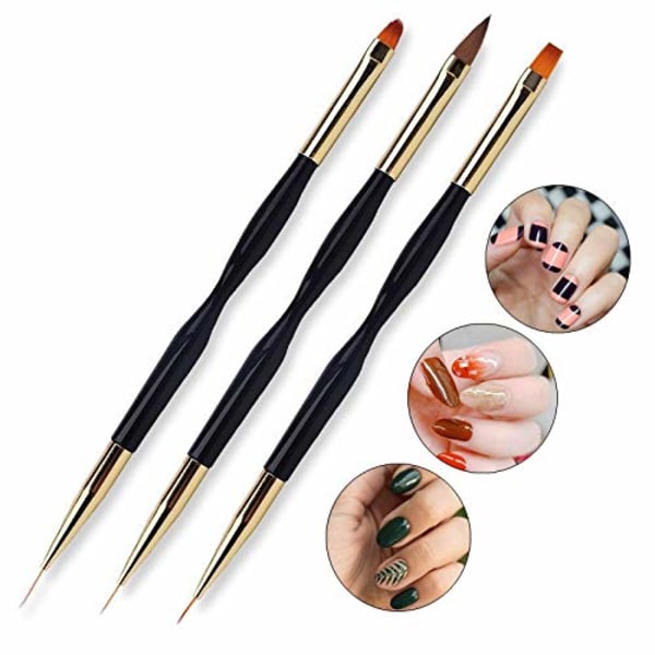 2pcs Polygel Brush and Picker with Double Ends, 2 in 1 Design Polygel_max VXN Beauty