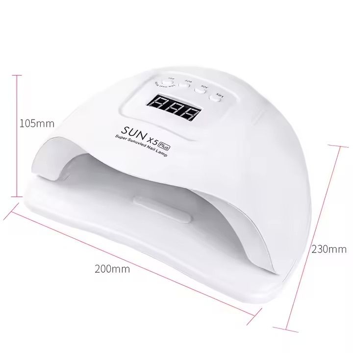 UV LED Nail Lamp 54W with 10s 30s 60s 99s Timer, White VXN Beauty