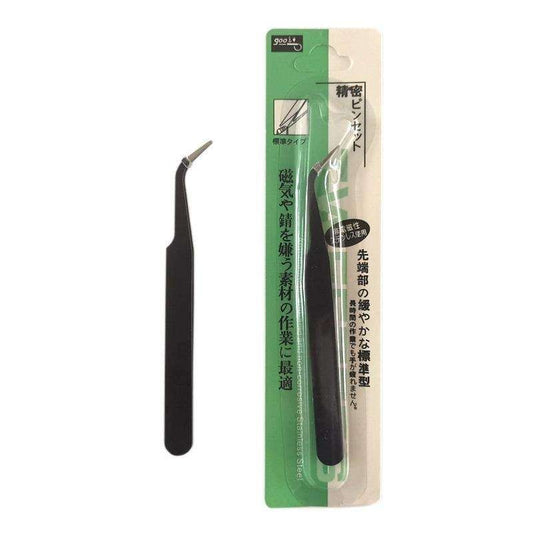 Black Tweezers for Nail Decorations and Eyelash Extensions VXN Beauty