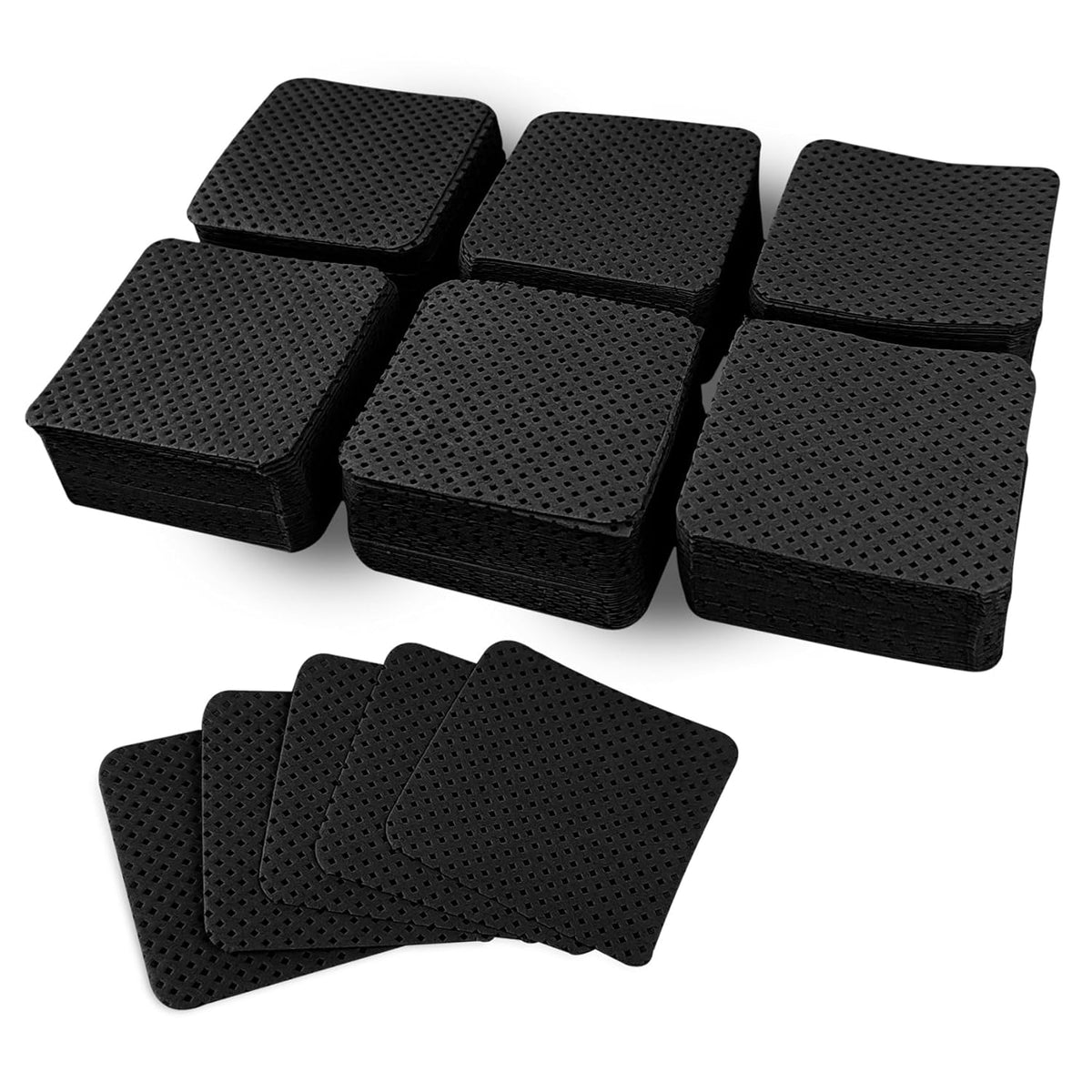 300 Pcs Grade Lint Free Wipes for Nails, Super Absorbent Nail Wipes for Gel Polish Removal, Eyelash Extensions, and Nail Prep (Black) VXN Beauty