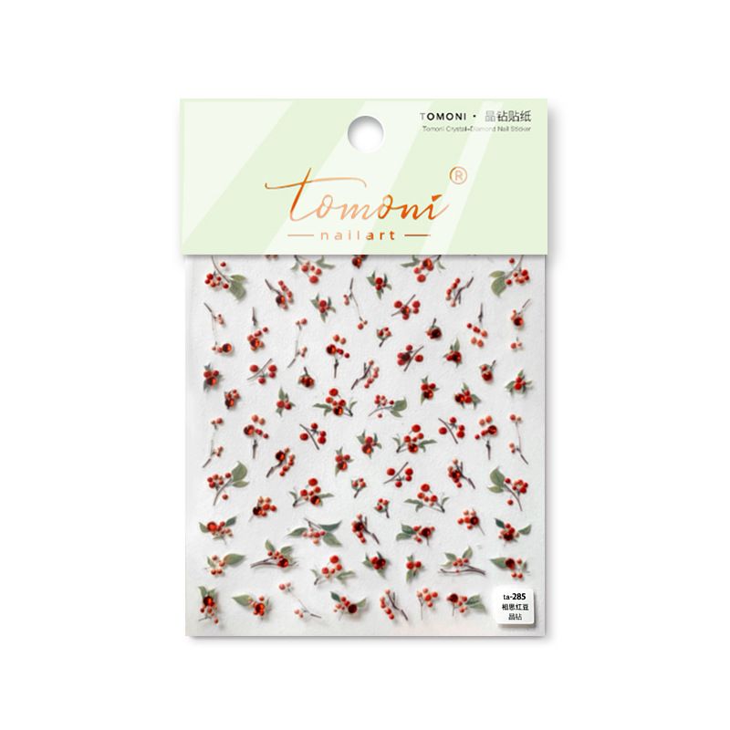 1PC Crystal Diamond Nail Art Sticker VXN Beauty