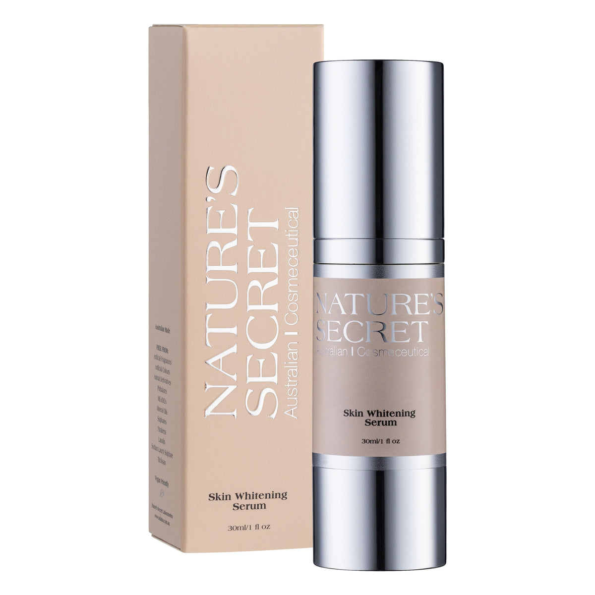 Skin Whitening Serum 30ml | Skin Brightening Serum for Pigmentation, Dark Spots & Uneven Skin Tone | Australian Made | Vegan | Cruelty Free VXN Beauty