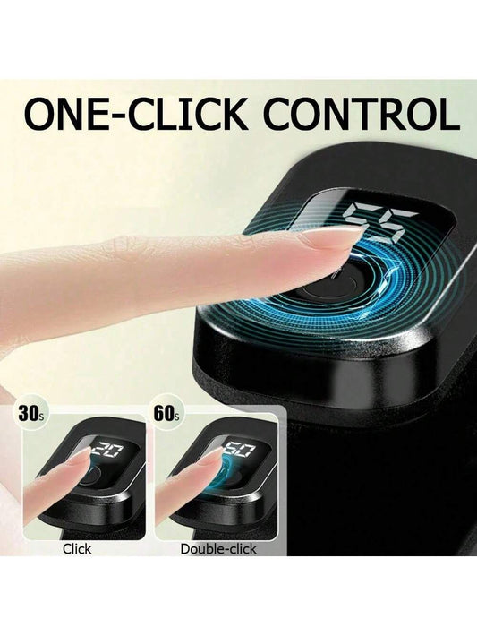 Portable Mini Nail Dryer Lamp USB Rechargeable Nail Gel Curing Light For Gel Polish Nail Art Suitable For Home DIY Manicure Kit Nail Supplies Tools(Black) VXN Beauty