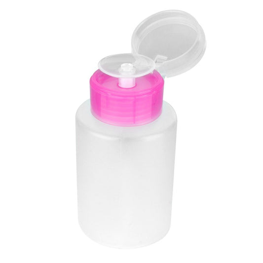 Nail polish remover container empty pump dispenser refillable portable bottle nail enhancement tools for storage VXN Beauty