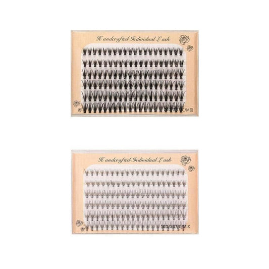 Volume Cluster Eyelash Extension Individual Russian False Mink Lashes C 10D/20D - 10D Mix VXN Beauty
