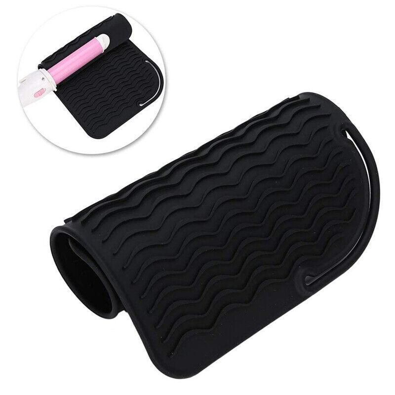 Hair Styling Tools Heat Resistant Mat for Curling Iron Flat Iron Straightener Pad - Grey VXN Beauty