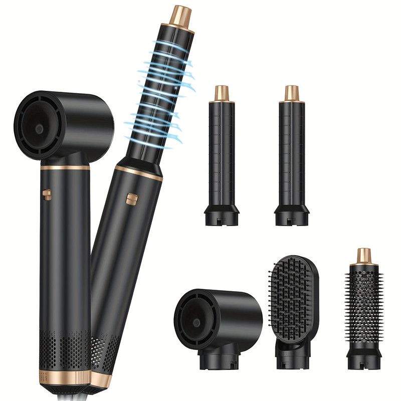 5-in-1 Hair Styler Hot Air Brush with 60000RPM VXN Beauty
