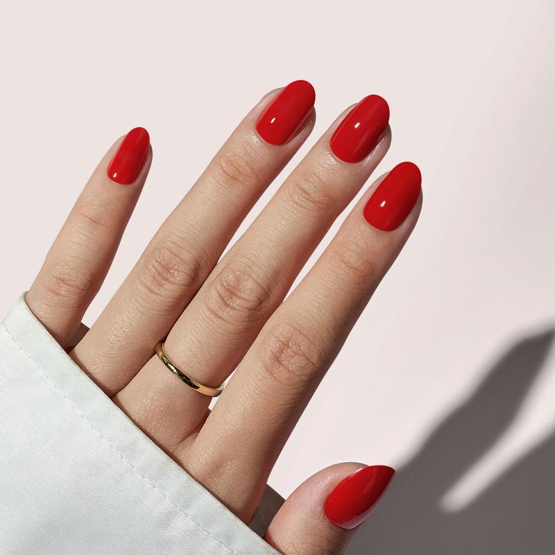 Mulled Wine Oval Nails - Soft Gel Press On