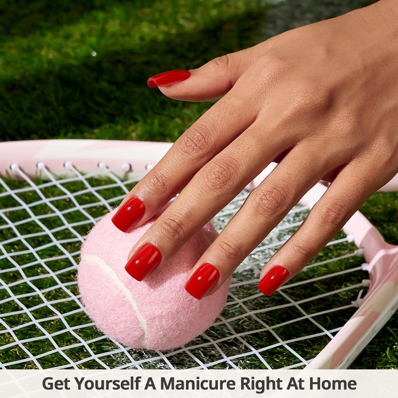 Hot Lap Square Nails - Soft Gel Press On