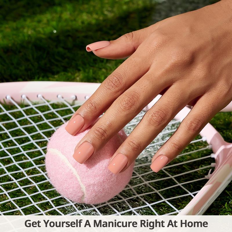 Sunset Skip Square Nails - Soft Gel Press On