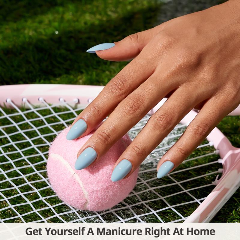 Sky Dash Almond Nails - Soft Gel Press On