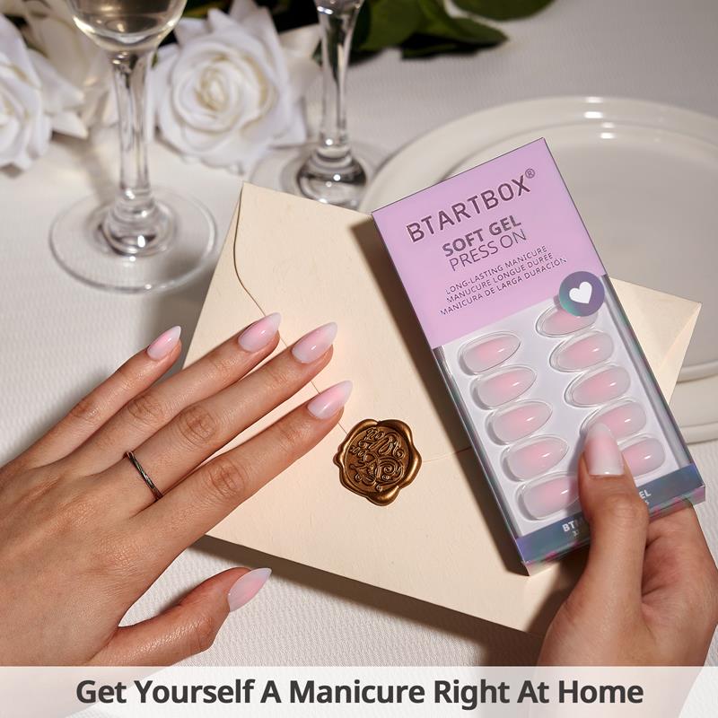 Love Letter Almond Nails - Soft Gel Press On
