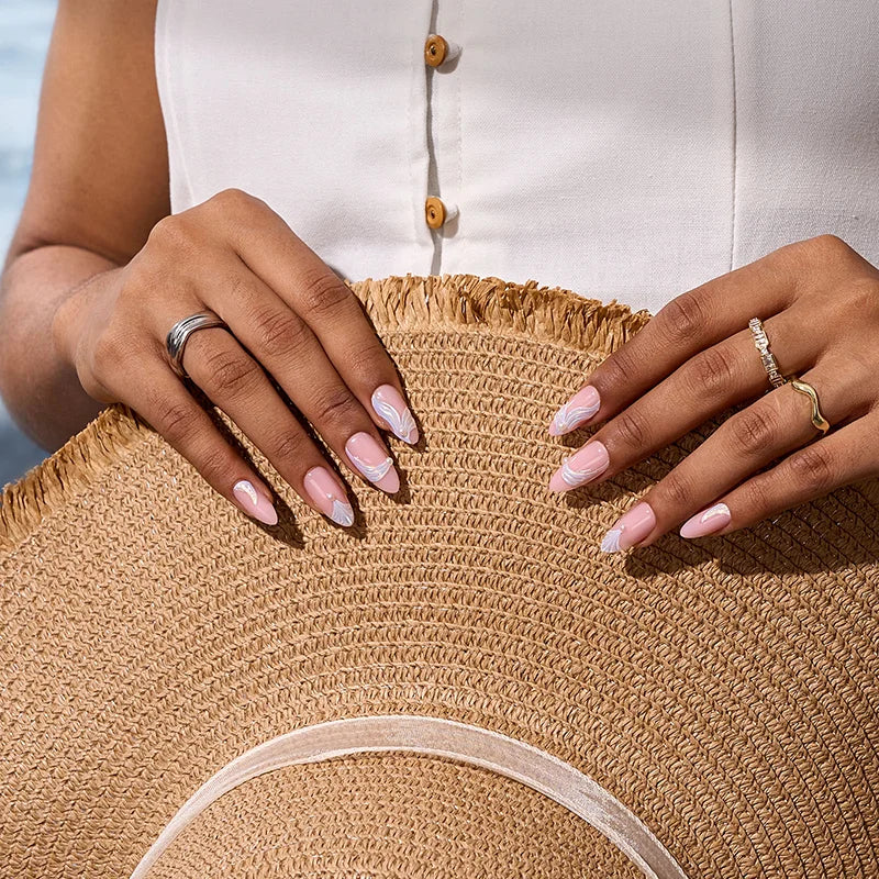 Pearlfin Almond Nails - Soft Gel Press On