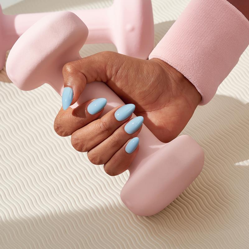 Sky Dash Almond Nails - Soft Gel Press On