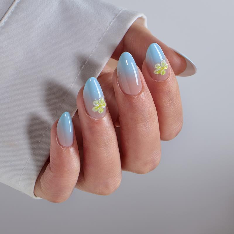 Garden Party Almond Nails - Soft Gel Press On