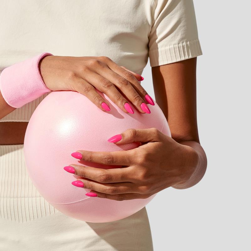Power Pink Almond Nails - Soft Gel Press On