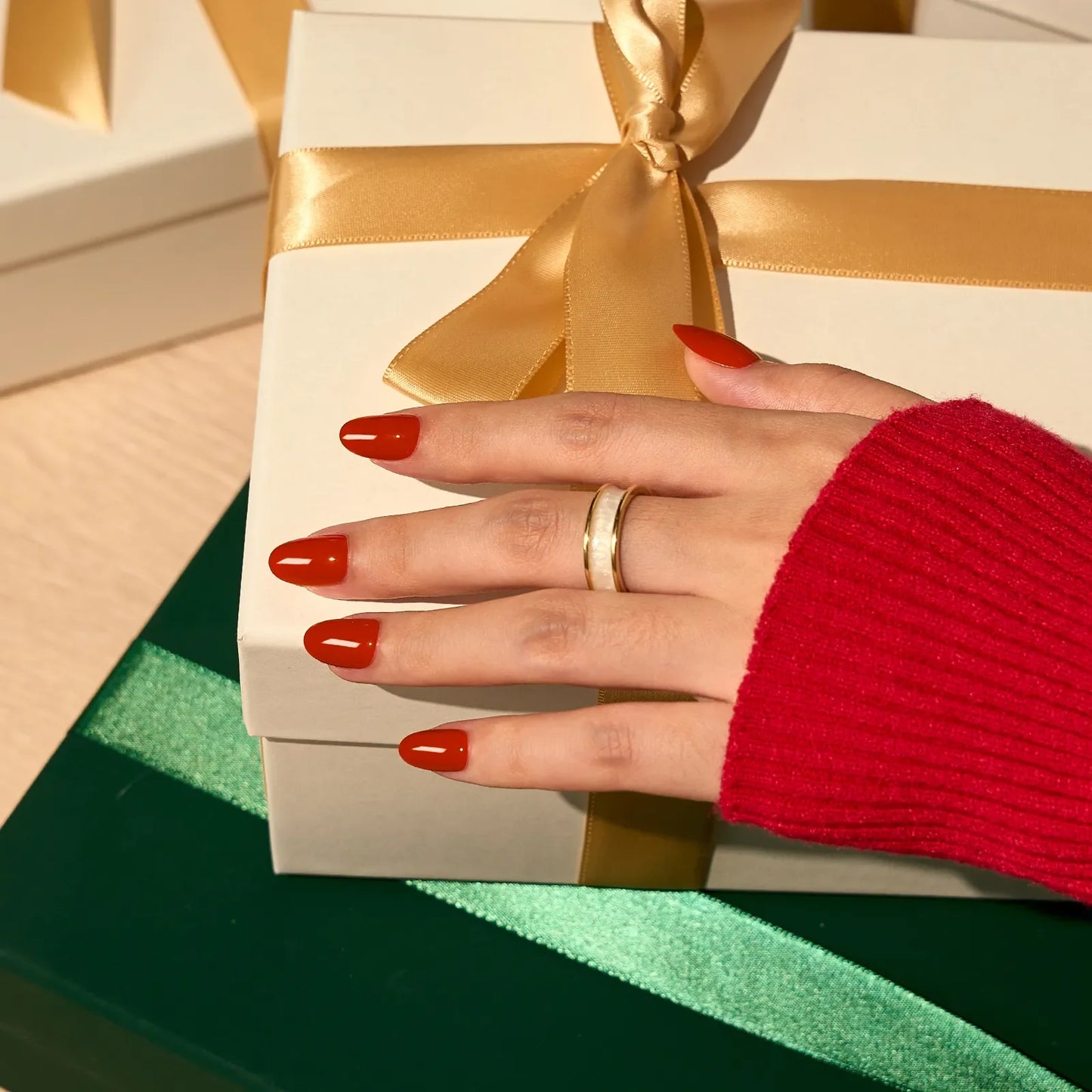 Mulled Wine Oval Nails - Soft Gel Press On