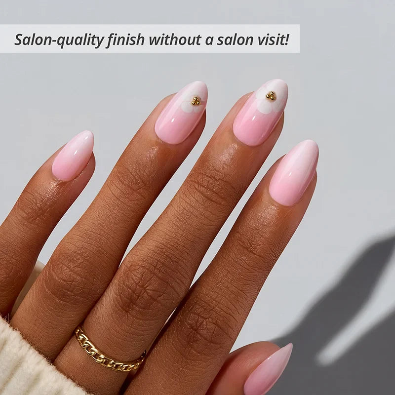 Orchard Burst Almond Nails - Soft Gel Press On