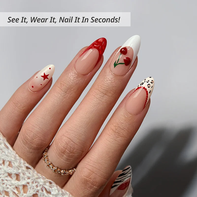 Pinky Swear Almond Nails - Soft Gel Press On