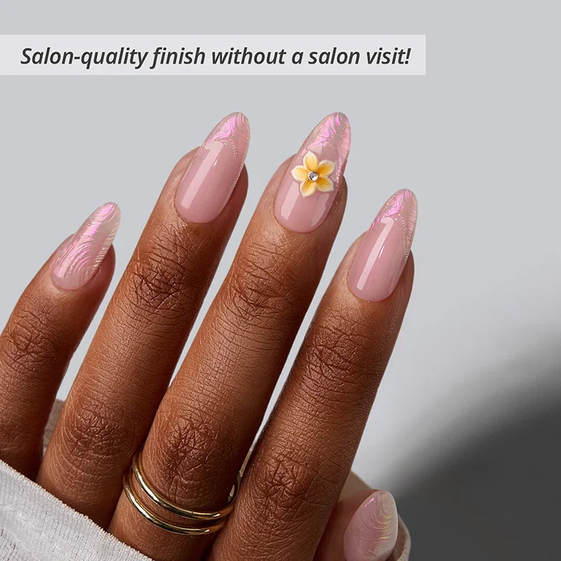 Aloha Lei Almond Nails - Soft Gel Press On