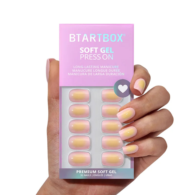 Twilight Ease Squoval Nails - Soft Gel Press On