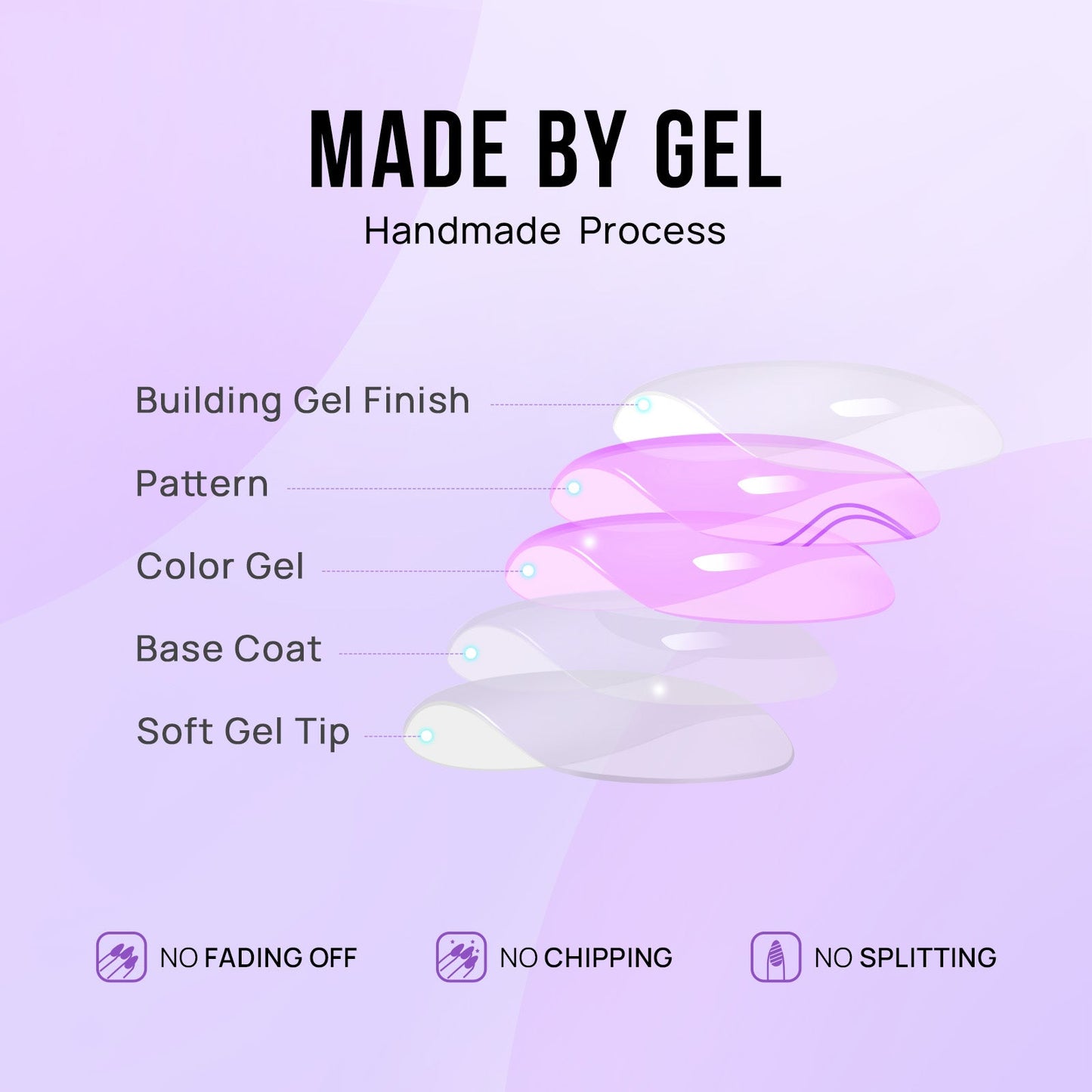 Tiny Gloden Almond Nails - Soft Gel Press On