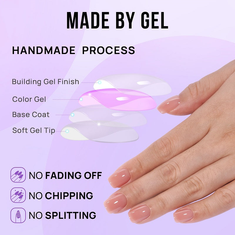 Cinnamon Square Nails - XCOATPRESS