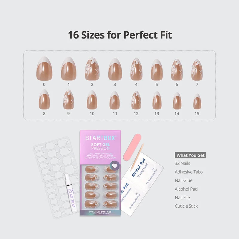 The Big Day Almond Nails - Soft Gel Press On