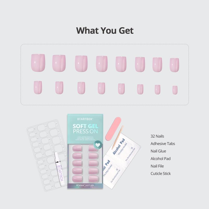 Yoga Square Nails - Soft Gel Press On