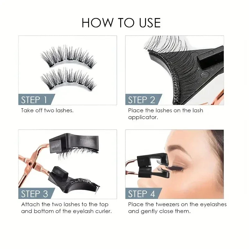 8-piece Magnetic Eyelash Kit VXN Beauty