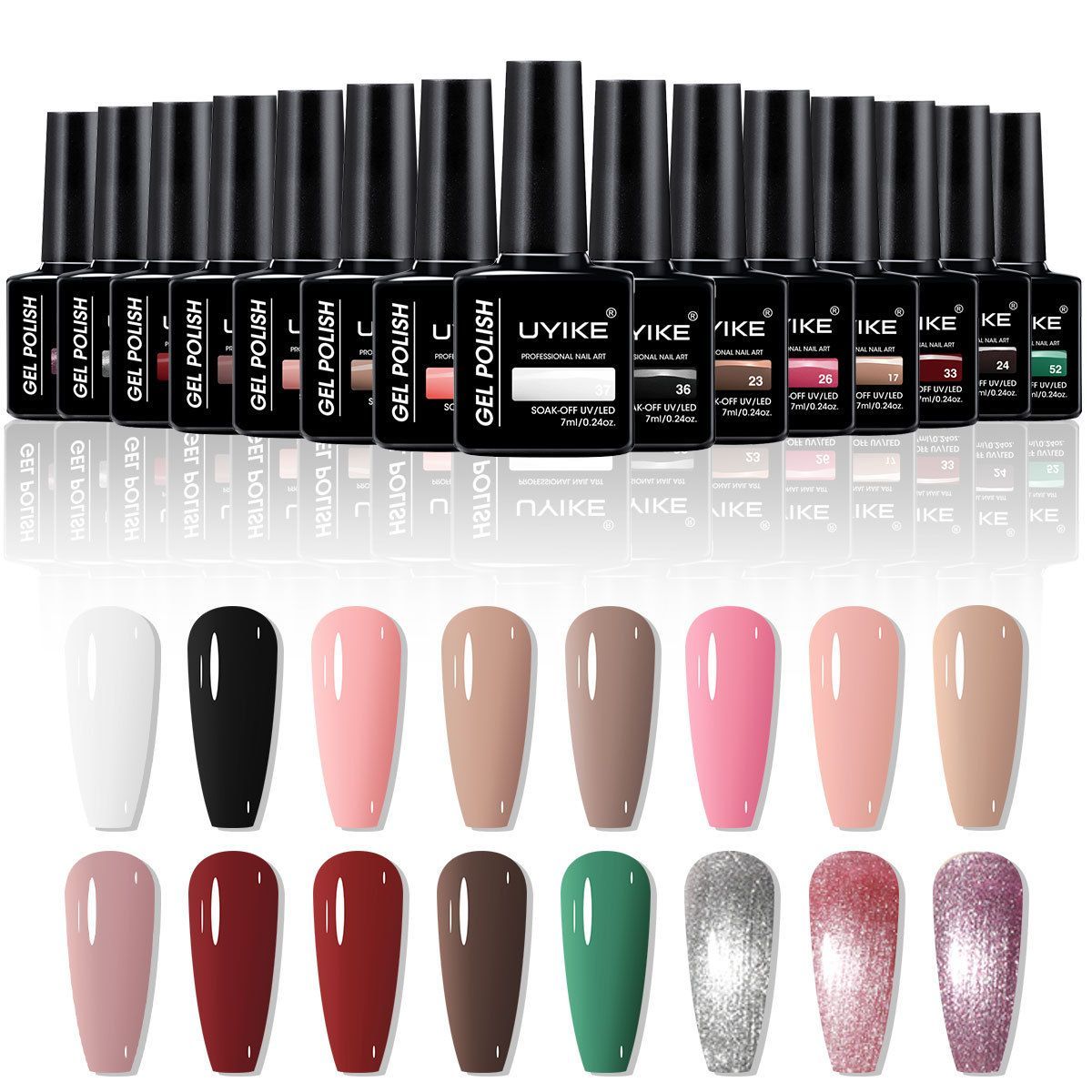 Nail Art Kit Gel Lamp Nail Grinder Nail Polishes Nail Art Tools Nail - Multi - Size Set2 VXN Beauty
