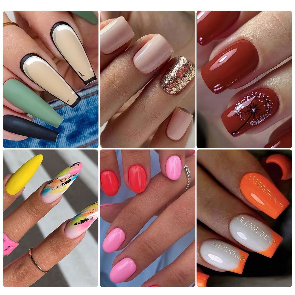 Nail Art Kit Gel Lamp Nail Grinder Nail Polishes Nail Art Tools Nail - Multi - Size Set2 VXN Beauty