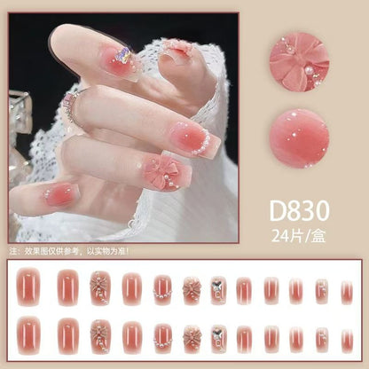 12 boxes / 288 pieces, cool spicy simple French sparkling diamond line sweet style hot-selling wearable jewelry set VXN Beauty