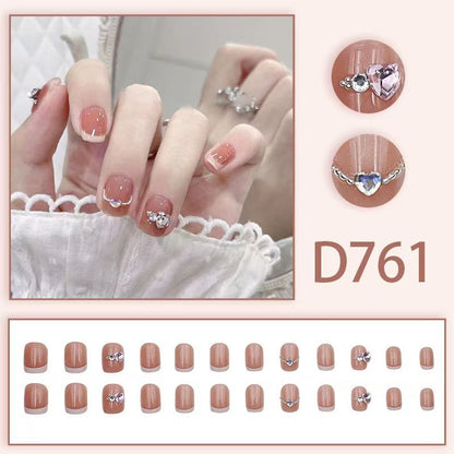 12 boxes / 288 pieces, cool spicy simple French sparkling diamond line sweet style hot-selling wearable jewelry set VXN Beauty