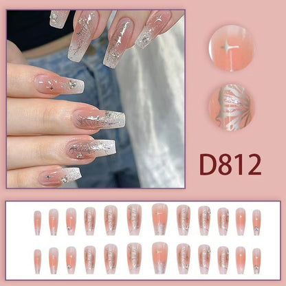 12 boxes / 288 pieces, cool spicy simple French sparkling diamond line sweet style hot-selling wearable jewelry set VXN Beauty