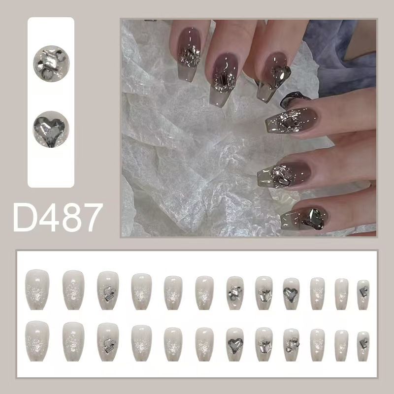 12 boxes / 288 pieces, cool spicy simple French sparkling diamond line sweet style hot-selling wearable jewelry set VXN Beauty