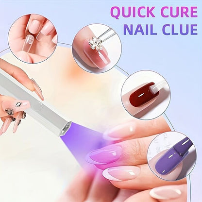 A compact portable gel nail polish lamp with a digital display — this wireless lamp lights up quickly and is perfect for home nail salons and travel. VXN Beauty