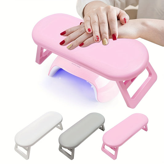Pink Dual-Use Hand Pillow: Combines Manicure Support and Portable Folding, Ergonomic Design, Suitable for Multiple Scenarios, Providing Comfort Anytime VXN Beauty
