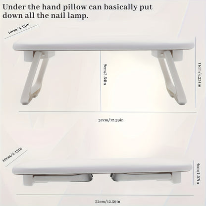 Pink Dual-Use Hand Pillow: Combines Manicure Support and Portable Folding, Ergonomic Design, Suitable for Multiple Scenarios, Providing Comfort Anytime VXN Beauty