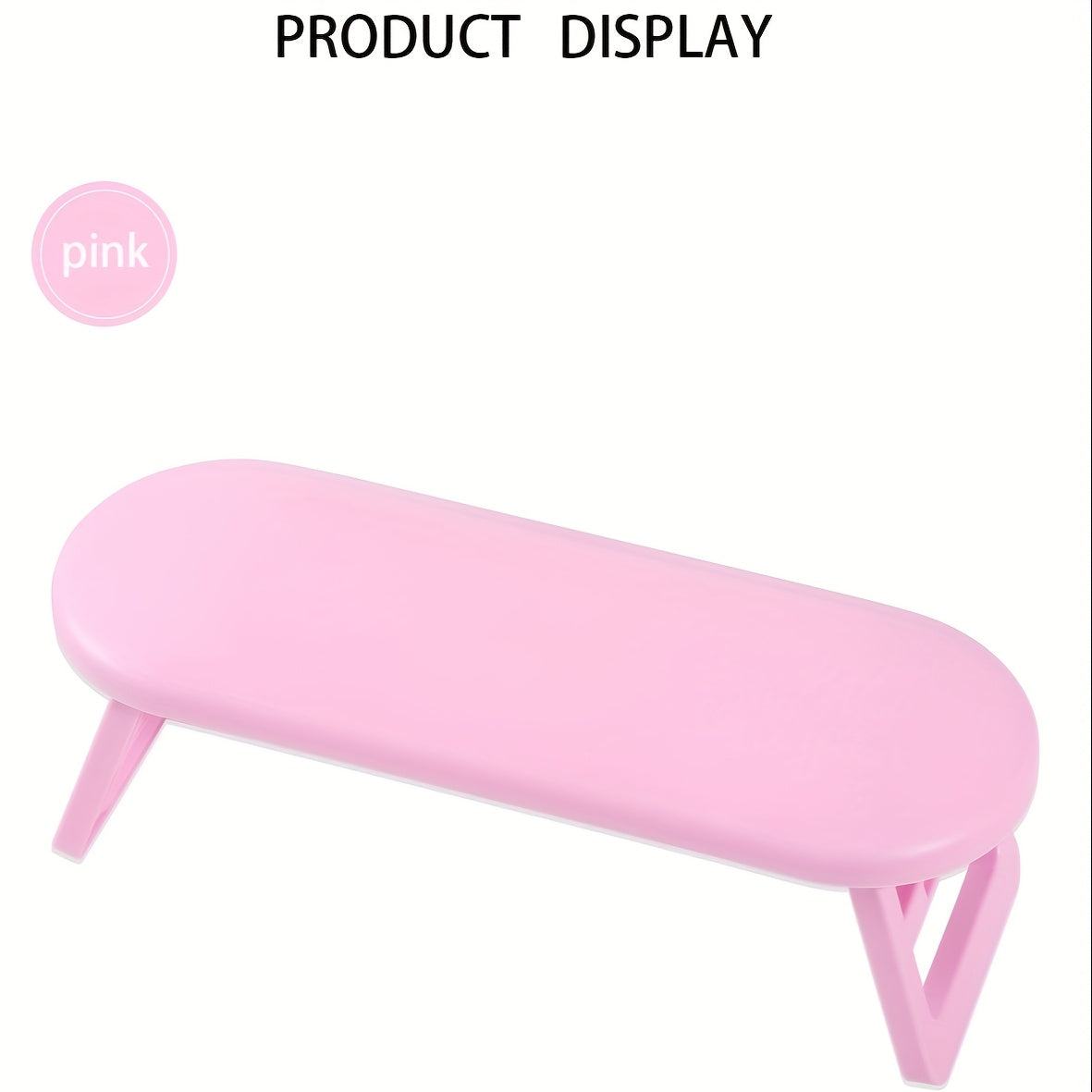 Pink Dual-Use Hand Pillow: Combines Manicure Support and Portable Folding, Ergonomic Design, Suitable for Multiple Scenarios, Providing Comfort Anytime VXN Beauty