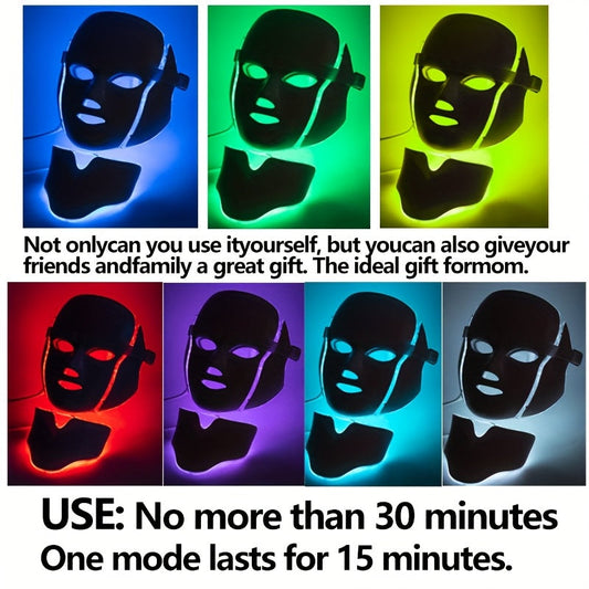 LED Facial & Neck Mask (7 Colors) VXN Beauty