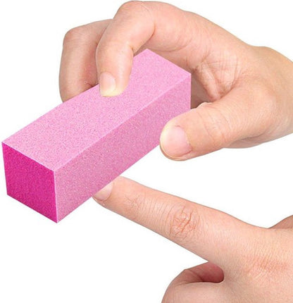 Block Files | Nail Block | Buffer Block | Nail File | Polishing Block | Nail Buffer | Buffing Block | 2 Piece | Pink VXN Beauty