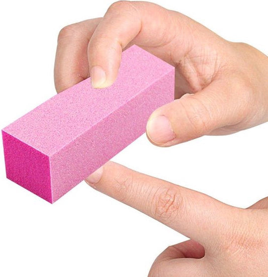 Block Files | Nail Block | Buffer Block | Nail File | Polishing Block | Nail Buffer | Buffing Block | 2 Piece | Pink VXN Beauty